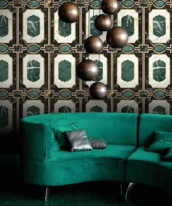 Mind The Gap Waldorf Emerald Wallpaper Wallpaper & Paint