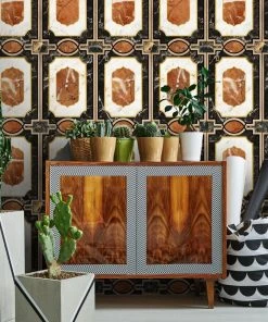 Mind The Gap Waldorf Ochre Wallpaper Wallpaper & Paint