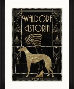 The Design Yard Waldorf Astoria Framed Art Wall Art