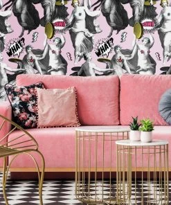 Mind The Gap Watch Out! Blue Wallpaper