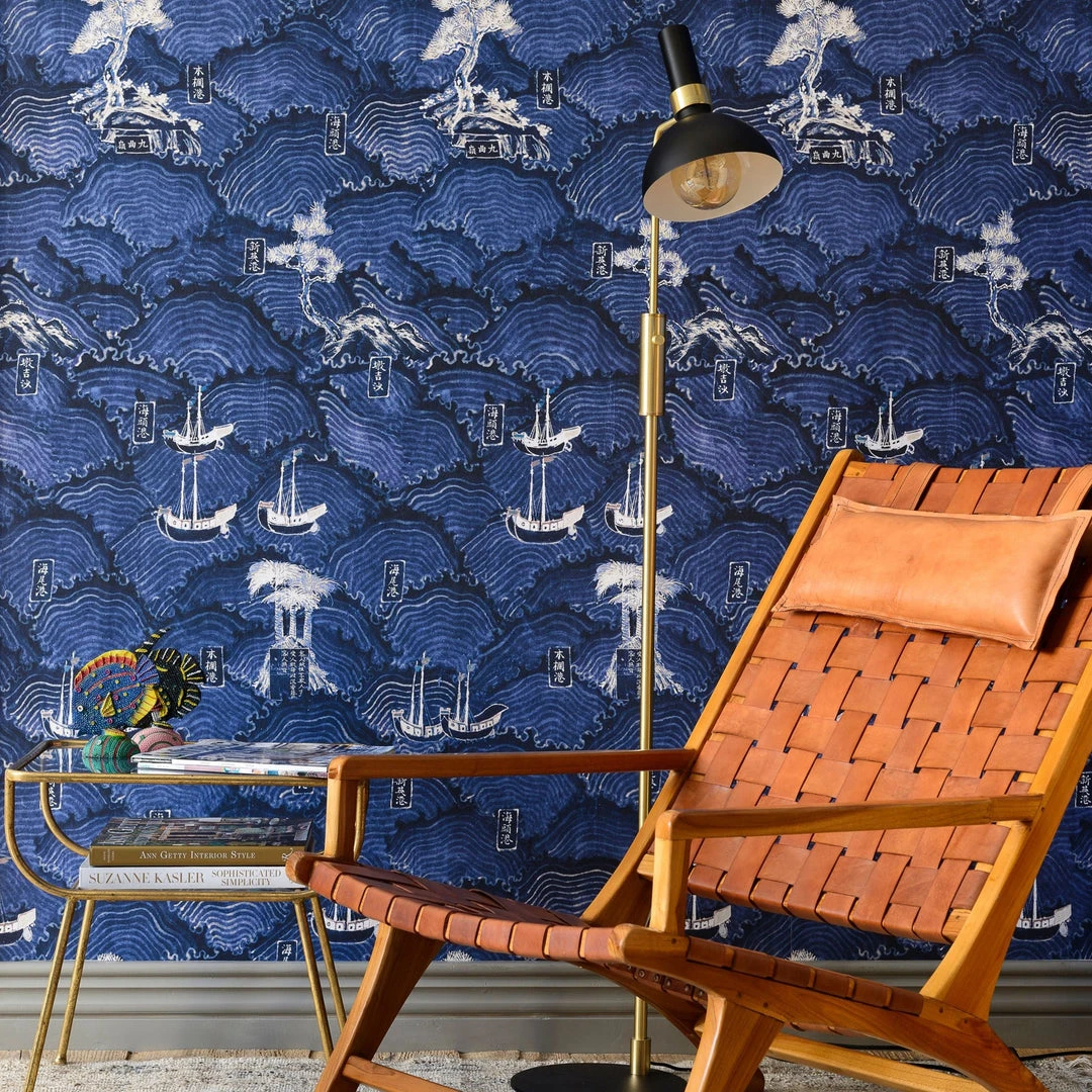 Mind The Gap Waves Of Tsushima Abstract Wallpaper - Premium Printed Textured Wallpaper for Home Decor 4 Mind The Gap Wallpaper & Paint Waves Of Tsushima Wallpaper