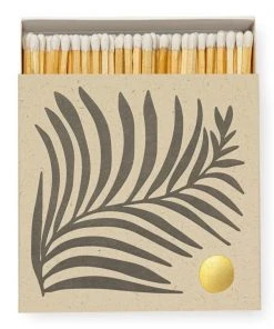 Archivist Gallery White Fern Luxury Match Box Square