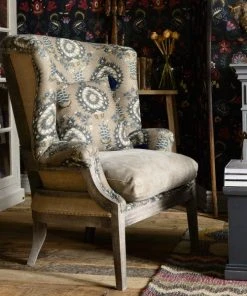 Mind The Gap William Deconstructed Chair - Flourish Dapple Linen