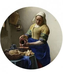 BN Wallpaper & Paint Wallpaper Circles The Milkmaid Johannes Vermeer
