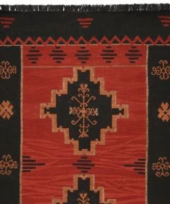 Mind The Gap Bohemian Dream Yadigari- Anatolia Red Wool Kilim Medium