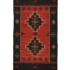Mind The Gap Yadigari- Anatolia Red Wool Kilim Large Bohemian Dream