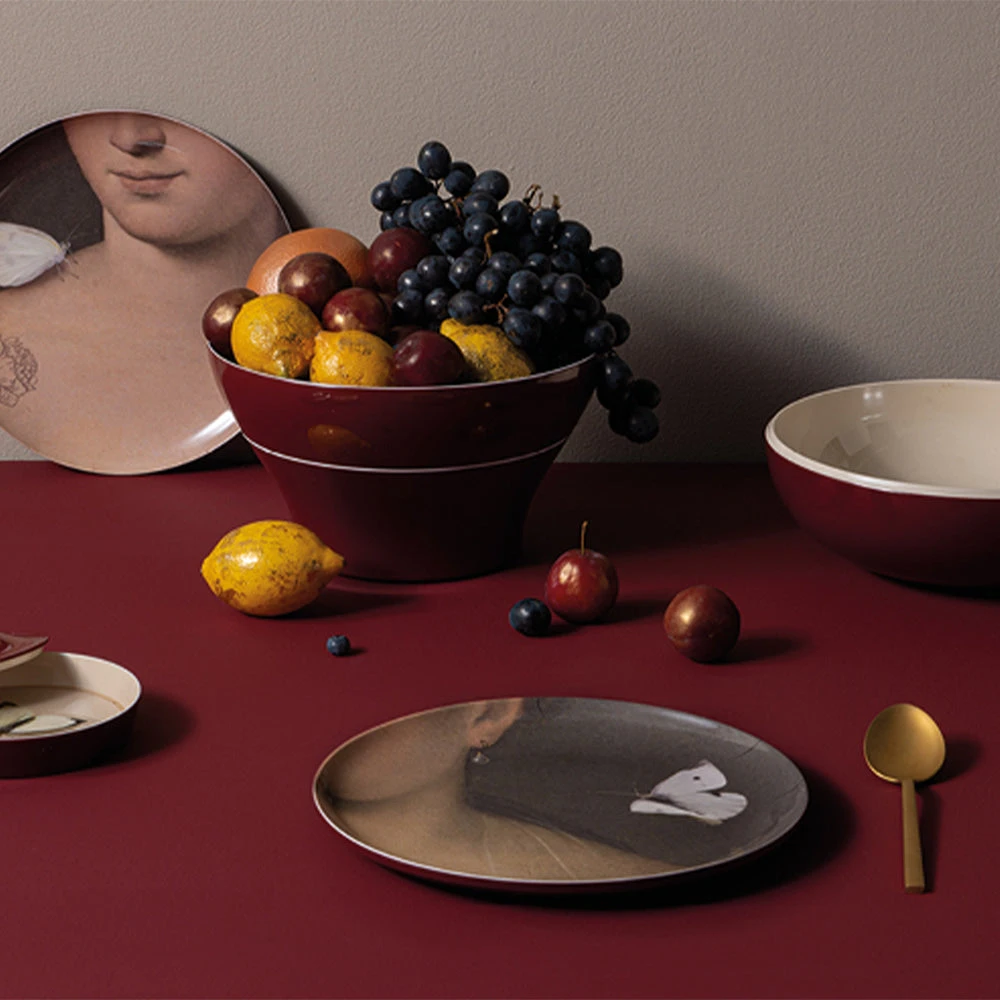 Thedesignyarduk Les Jardins Royaux Ibride Yuan Stackable Serving Set NARCISSE - Luxury Stackable Plates & Bowls for Picnic & Dining 15 Thedesignyarduk Les Jardins Royaux Ibride Yuan Stackable Serving Set NARCISSE