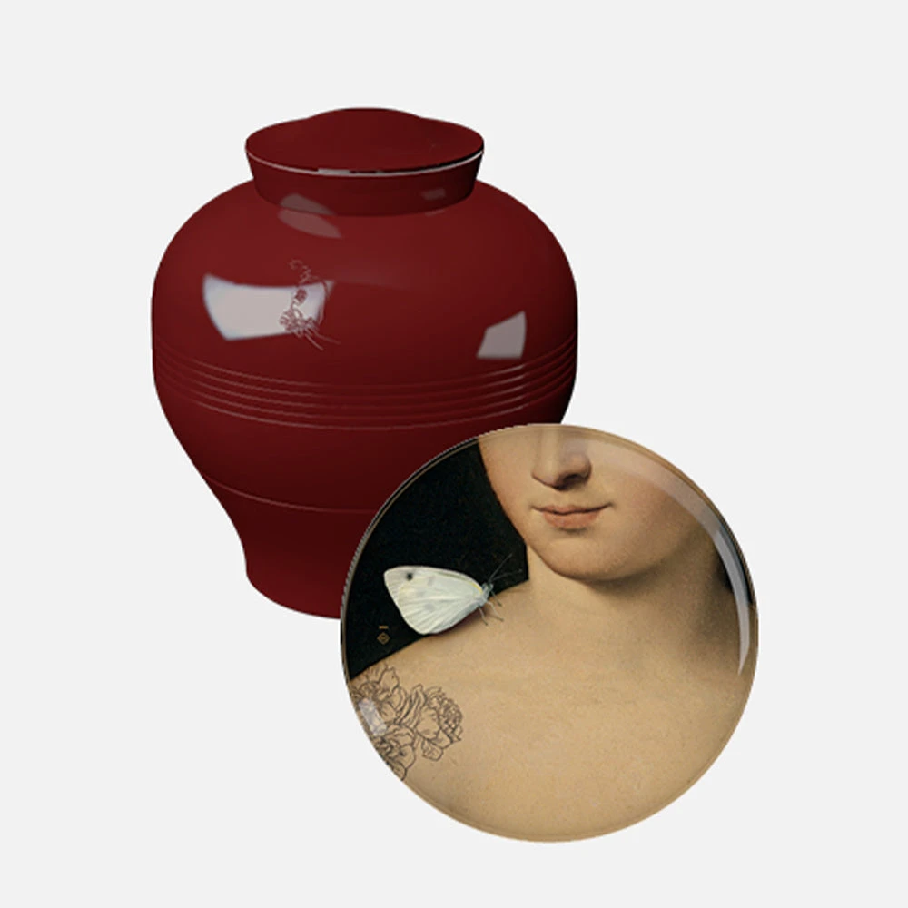 Thedesignyarduk Les Jardins Royaux Ibride Yuan Stackable Serving Set NARCISSE - Luxury Stackable Plates & Bowls for Picnic & Dining 8 Thedesignyarduk Les Jardins Royaux Ibride Yuan Stackable Serving Set NARCISSE