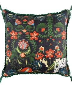 Mind The Gap Folk Couture Zabola Linen Cushion