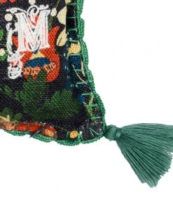 Mind The Gap Zabola Linen Small Cushion Folk Couture