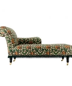 Mind The Gap Anatolia Chaise Lounge Zold Linen Rose & Thorn