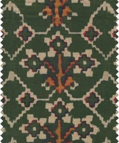 Mind The Gap Linen Fabrics, Zold